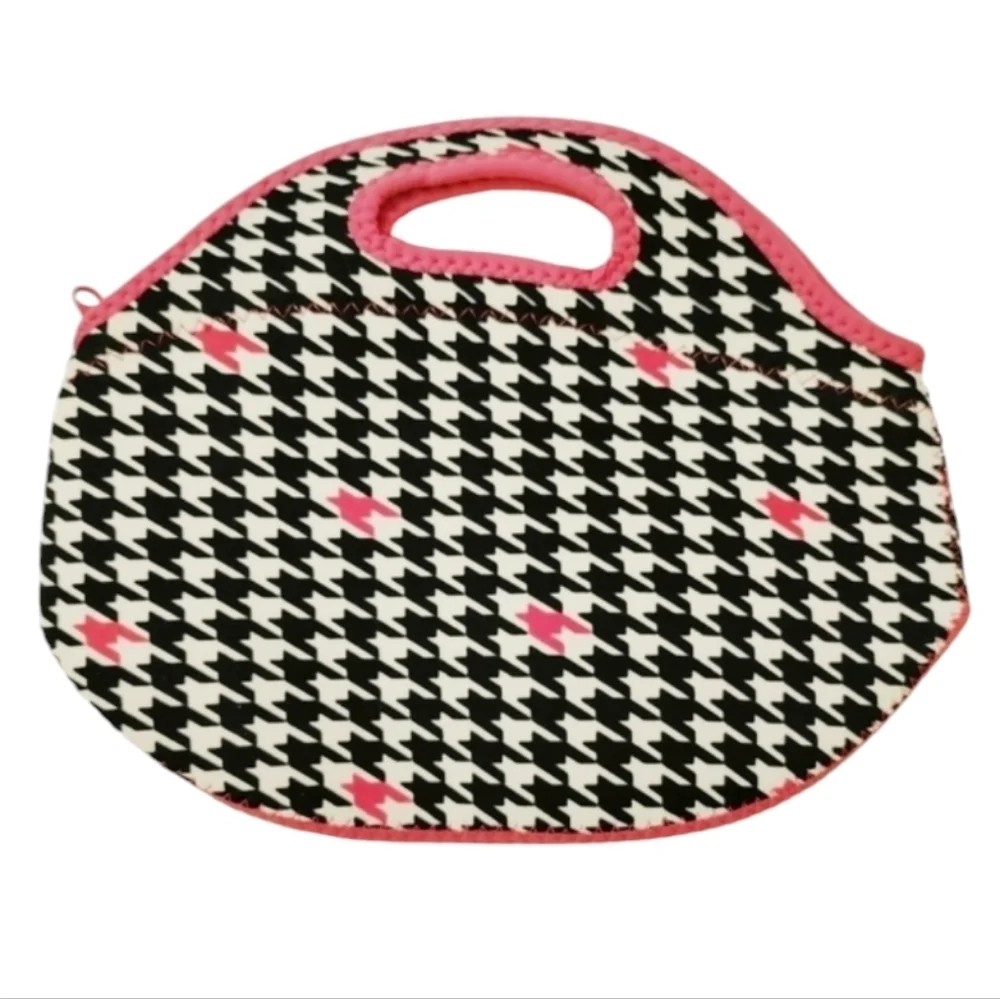 BUILT NEW YORK Insulated Lunchbag Cooler Lunchbox Black White Pink Reusable